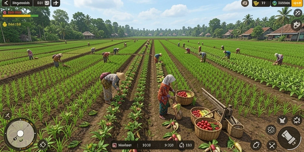 Fitur karakter yang dapat dikustomisasi.