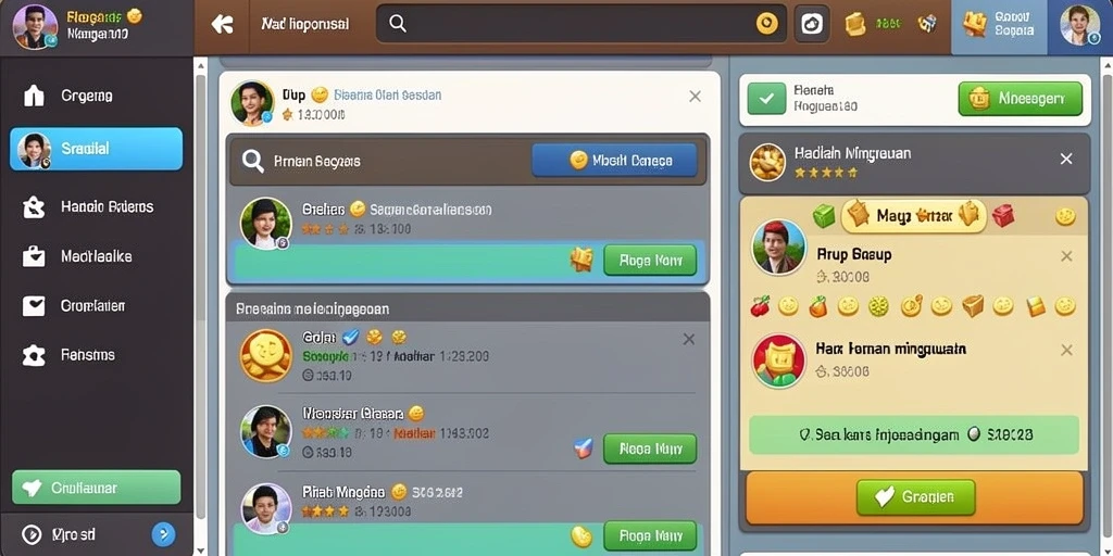 Deskripsi tentang menu pengaturan yang mudah digunakan.